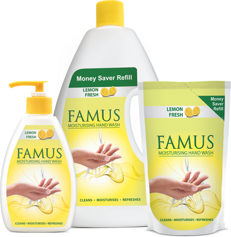 Famus Liquid Hand Wash – Lemon Fresh 