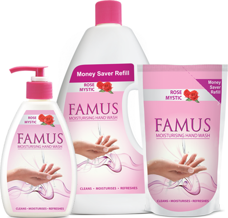 Famus Liquid Hand Wash – Rose Mystic